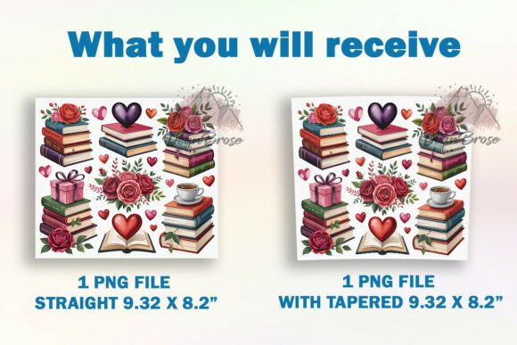 All Booked Valentine Tumbler Wrap