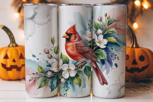 Cardinal Blossoms 20oz Tumbler Wrap Review