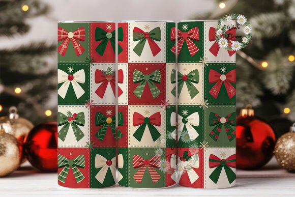 Christmas Quilt Bows Tumbler Wrap Embroidery Review