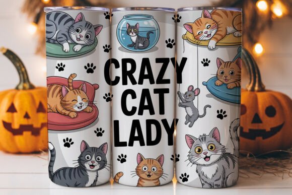 Crazy Cat Lady 20oz Tumbler Wrap Review