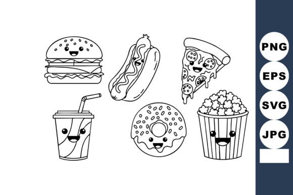 Cute Happy Fast Food Characters Includin Review