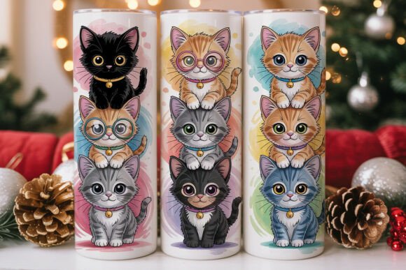 Cute Kittens 20oz Tumbler Wrap