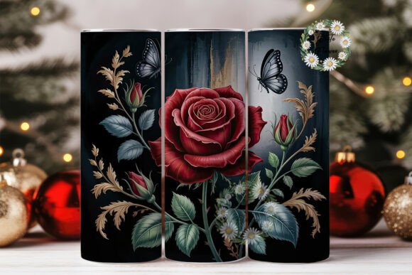 Dark Gothic Roses Tumbler Wrap Review