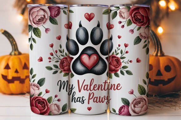 Dog Paw Valentine Tumbler Wrap Review