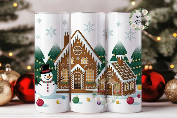 Gingerbread Village 20oz Tumbler Wrap Review