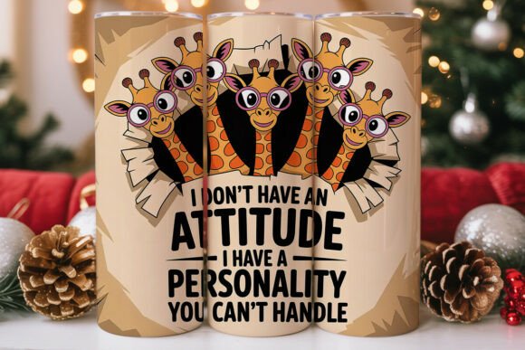 Giraffe Attitude 20oz Tumbler Wrap Review