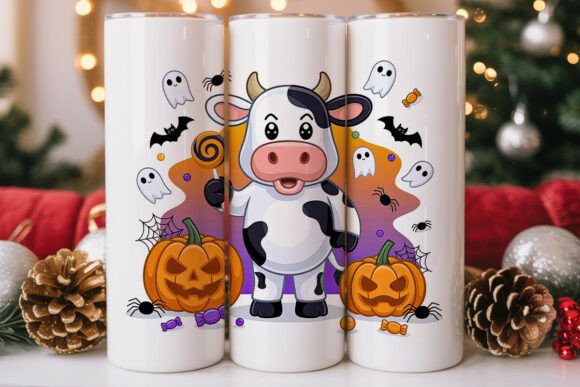 Halloween Cow Tumbler Wrap Review