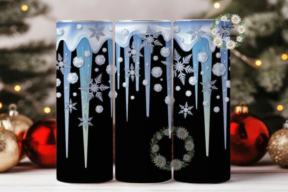 Icy Glam Snowflake Tumbler Wrap