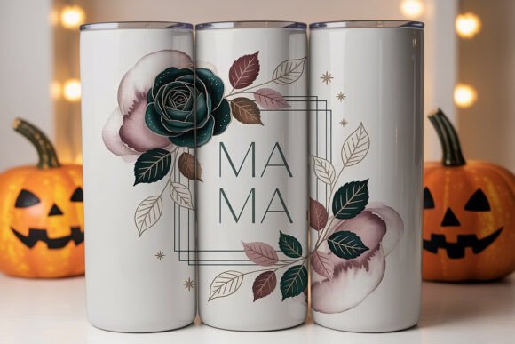 Mama Floral Tumbler Wrap PNG Review