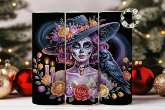 Mystical Halloween Witch Tumbler Wrap Design Review