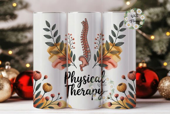 Physical Therapy Floral Spine Tumbler Review
