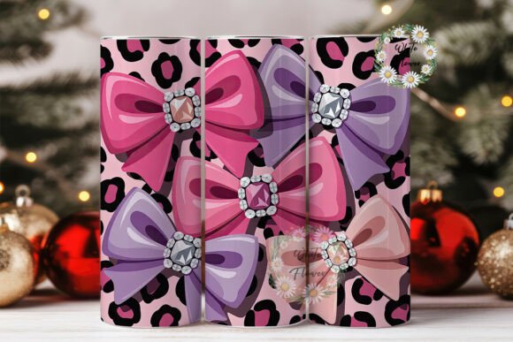 Pink Glam Bows Tumbler Wrap Design Review