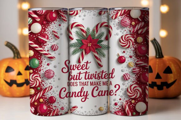 Sweet but Twisted Christmas Tumbler Wrap