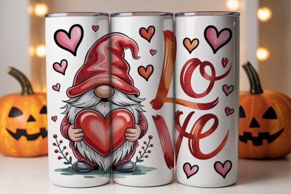 Valentine Gnome Love Tumbler Wrap Review